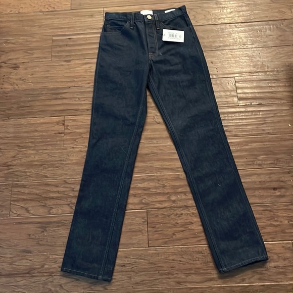 FRAME Le Italien True Straight Jeans Size 24 - Picture 1 of 15